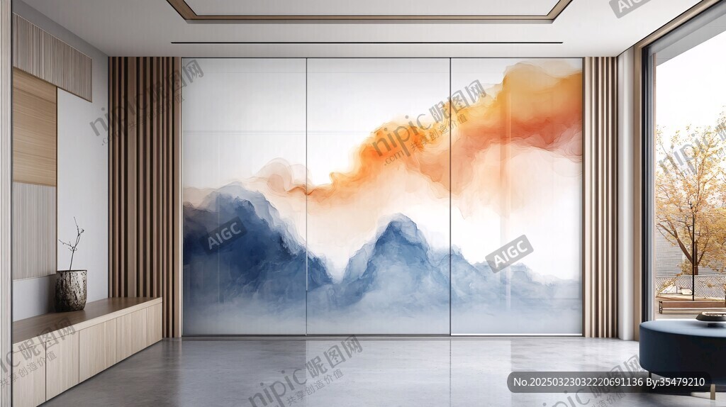 抽象藝術(shù)風(fēng)格的室內(nèi)設(shè)計