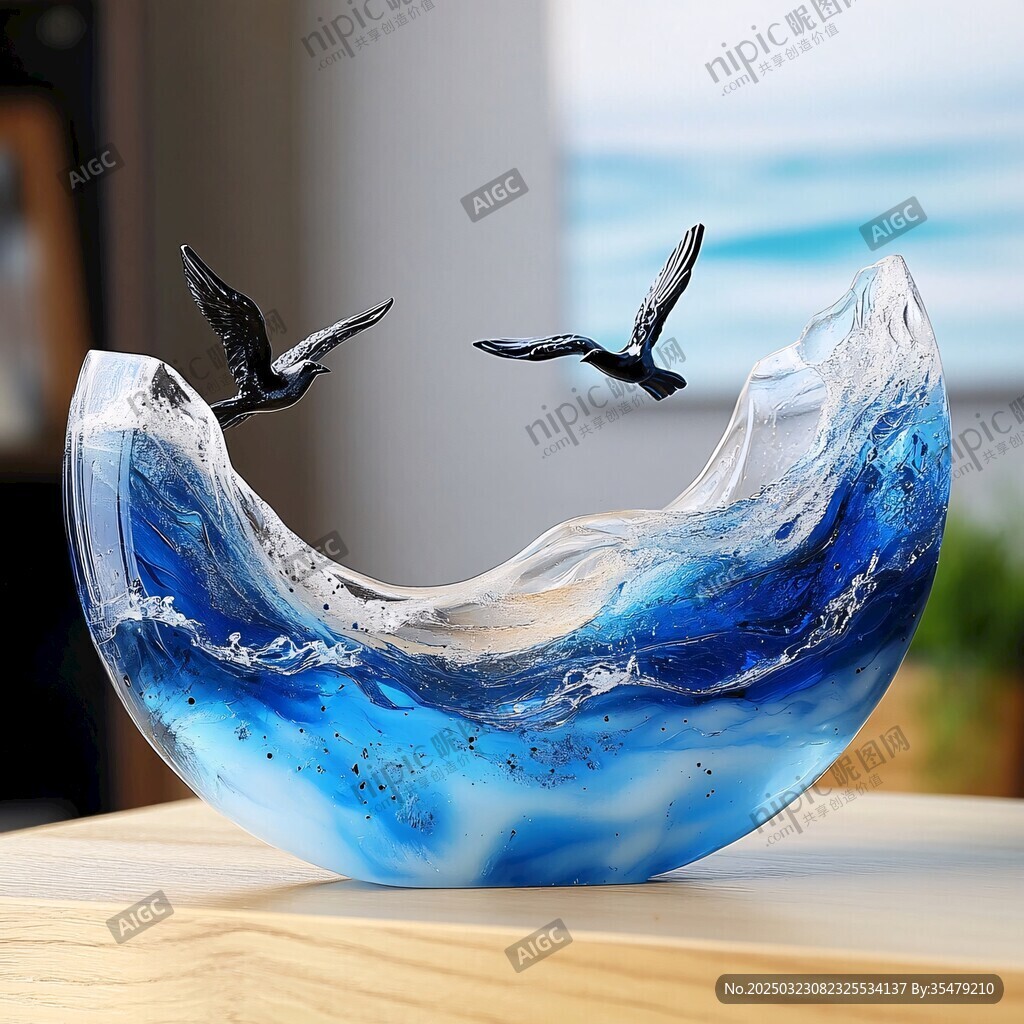 玻璃藝術雕塑作品