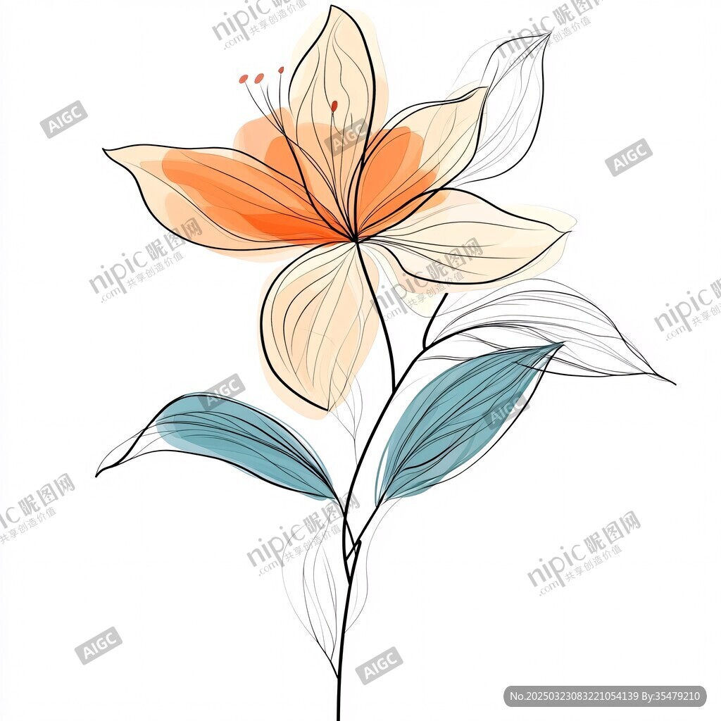 抽象花卉藝術
