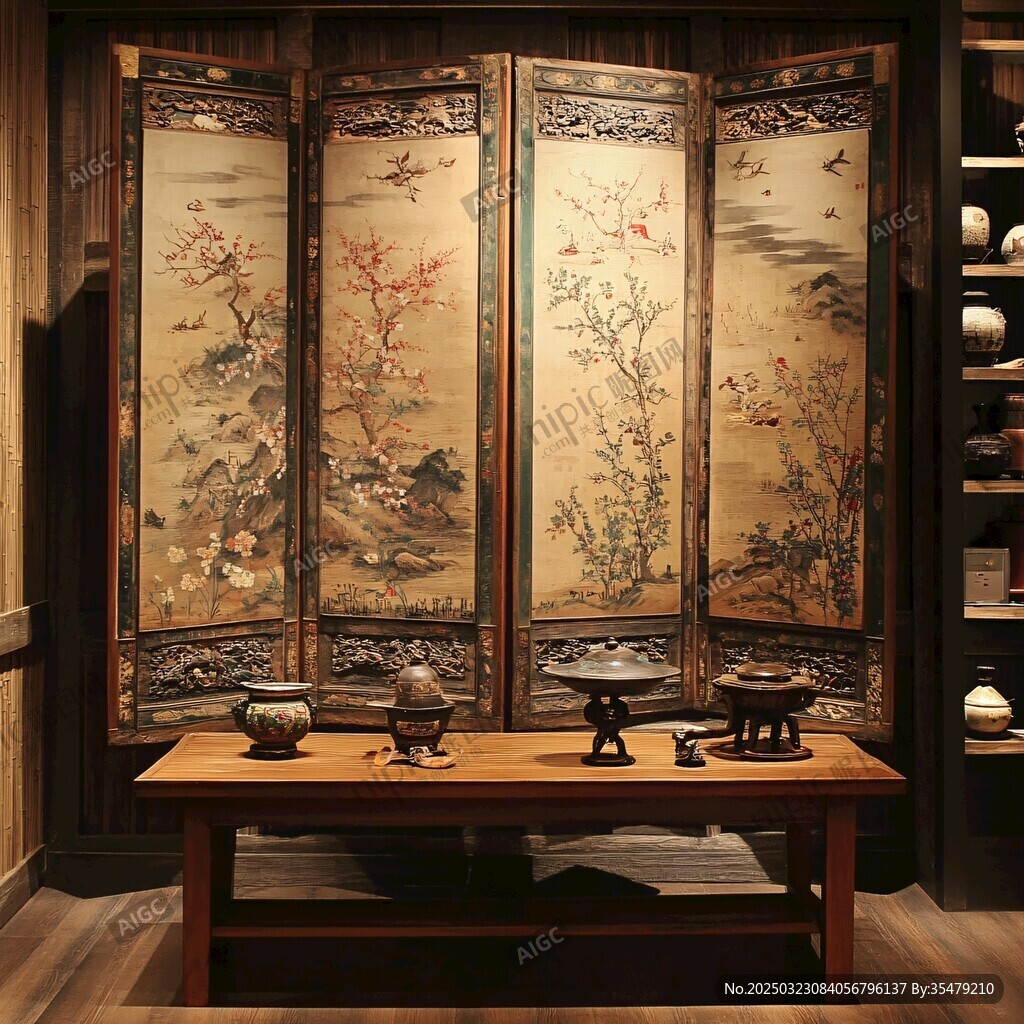古風(fēng)室內(nèi)裝飾藝術(shù)