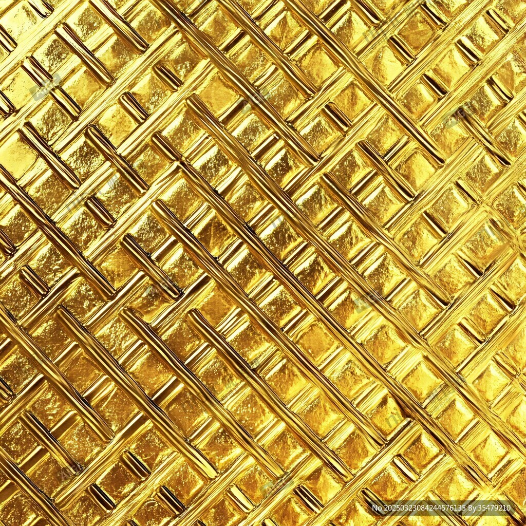 金色格子紋理背景