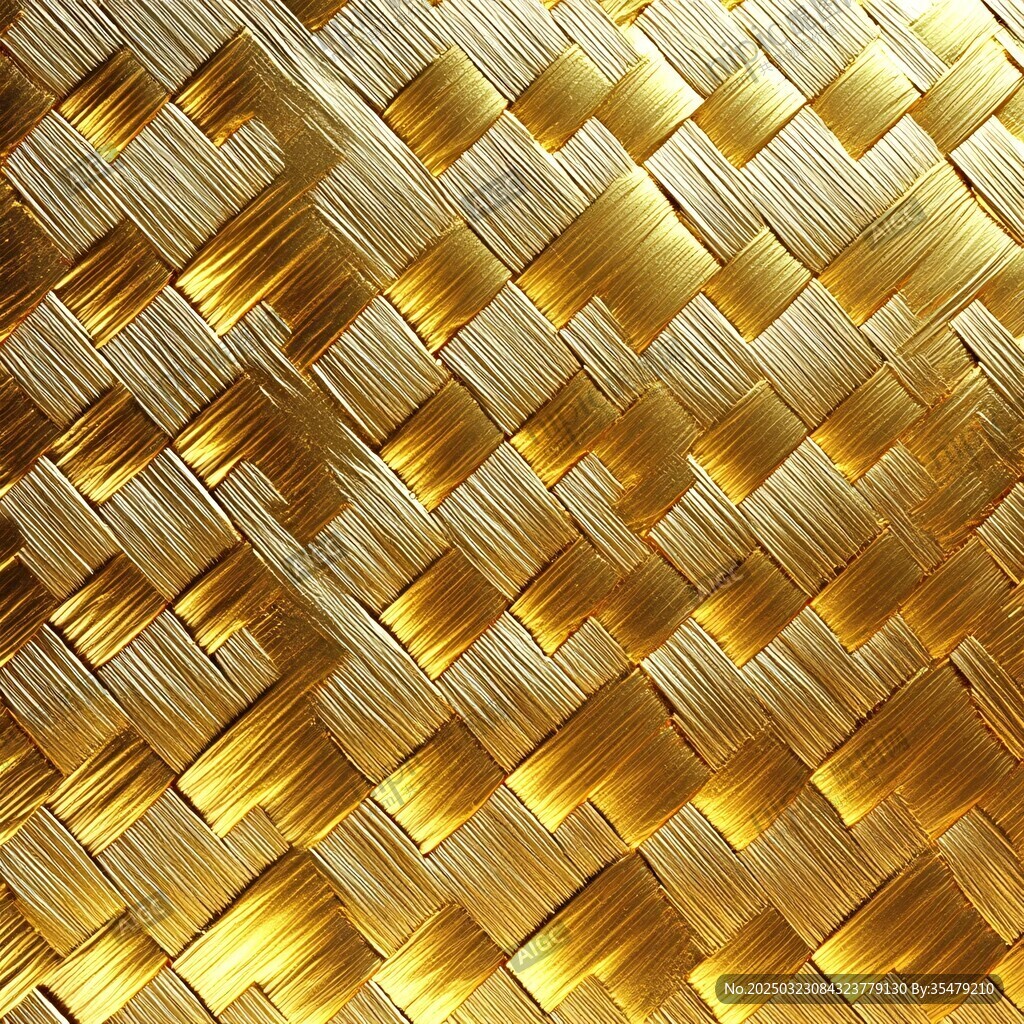 金色編織紋理