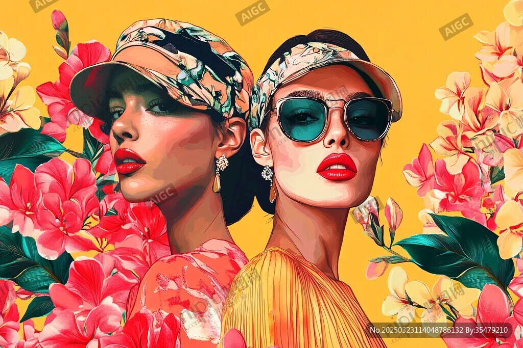 時尚與花卉的完美融合