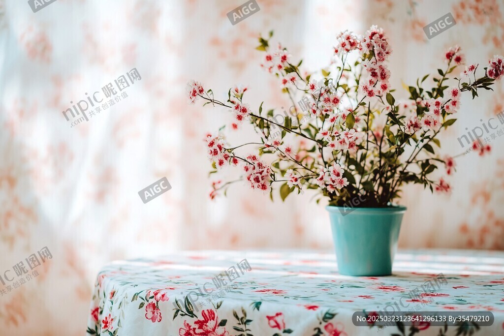 春日里的小花瓶