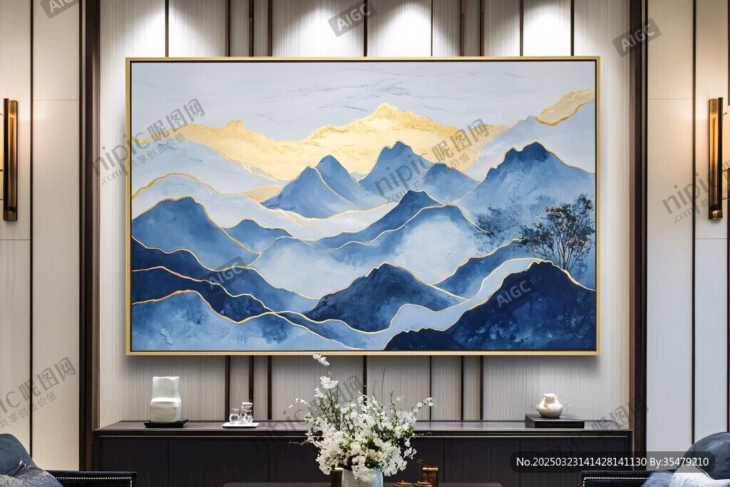 抽象山水畫