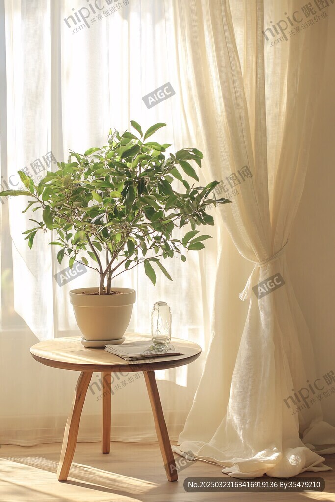 室內(nèi)植物與自然光的和諧
