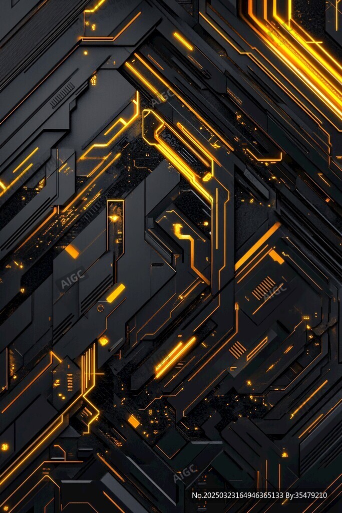 黑科技未來感電路板設計