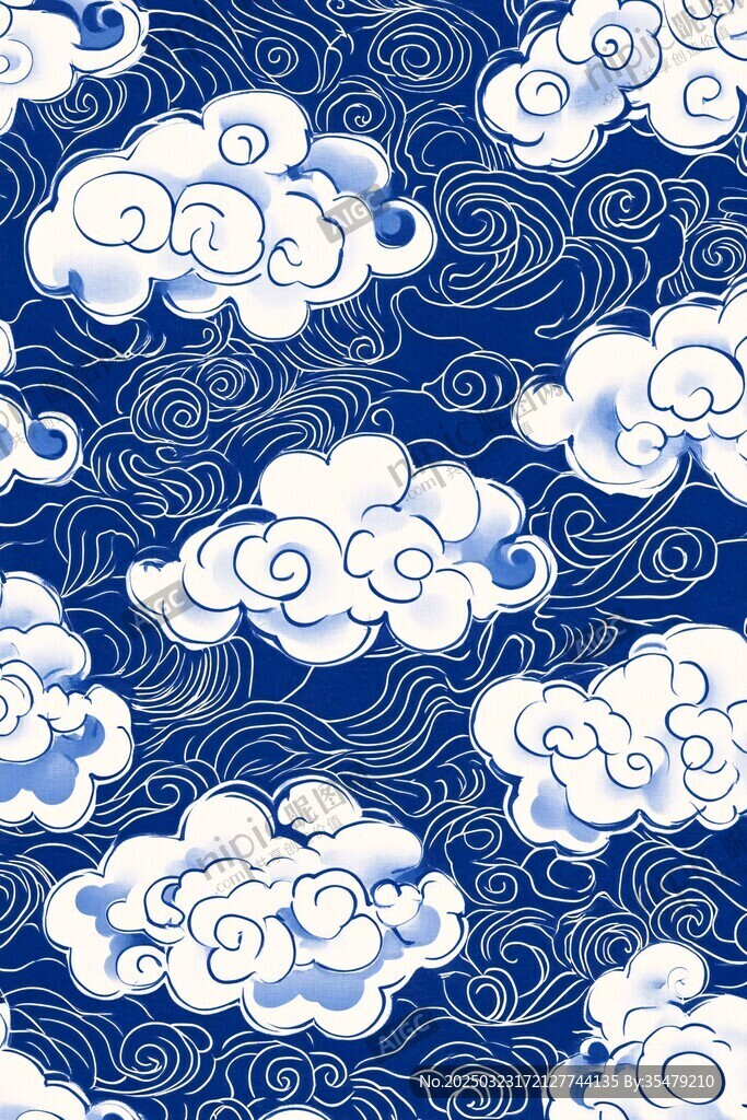 云海藍(lán)白風(fēng)格