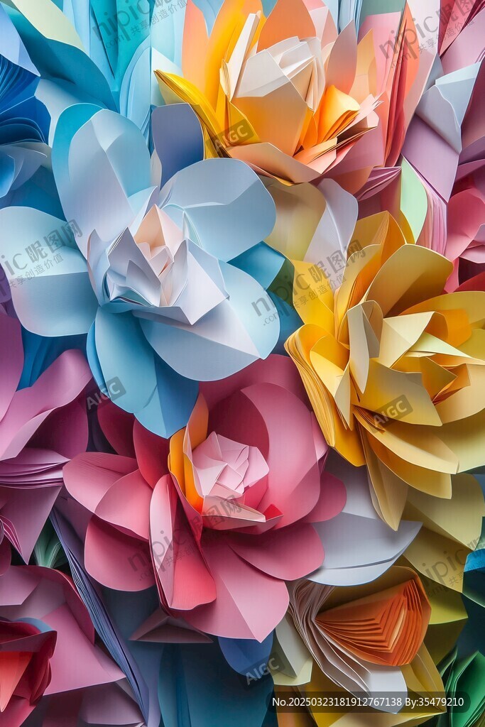 多彩紙花藝術(shù)