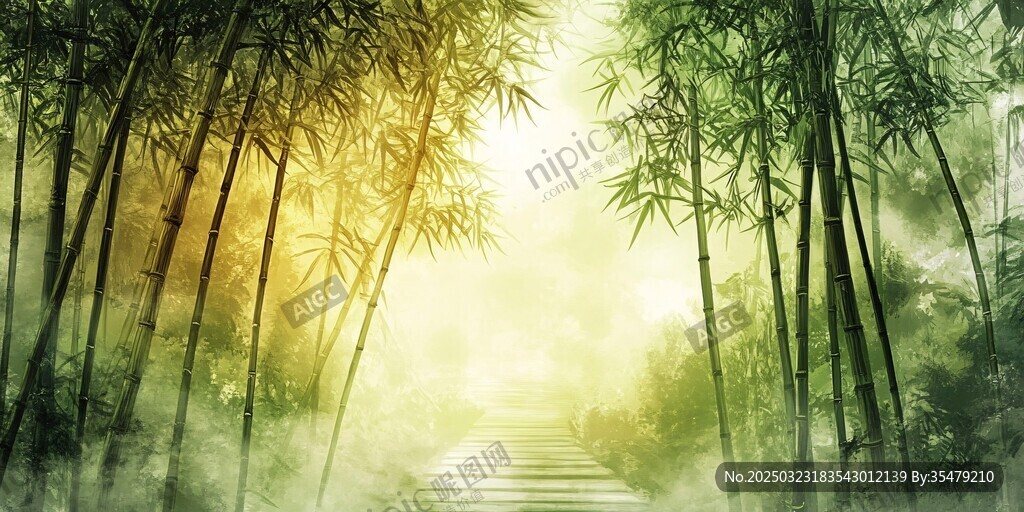 竹徑幽深處