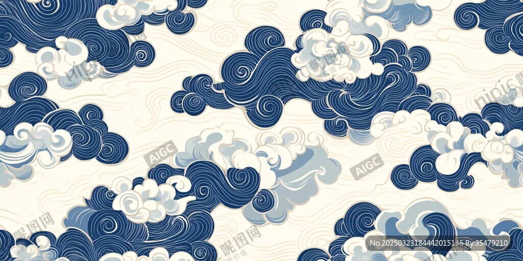 云海圖案