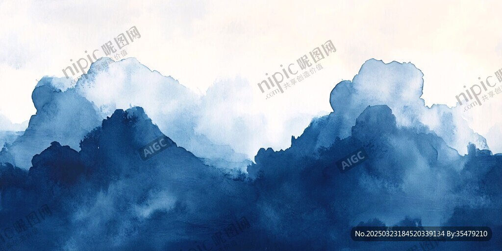 云雾缭绕的山脉 云雾缭绕的山脉