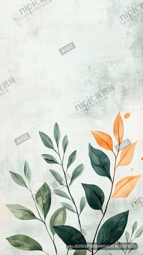 植物藝術印刷品