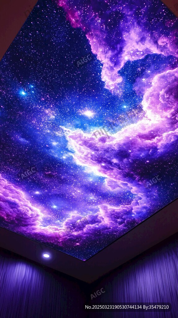 銀河之夜的天花板