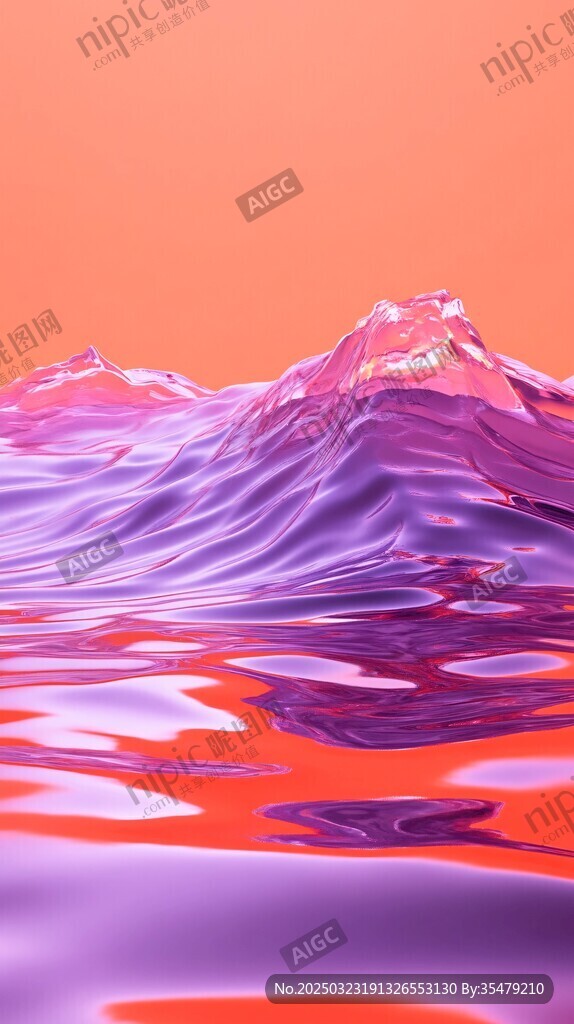 抽象的流體景觀