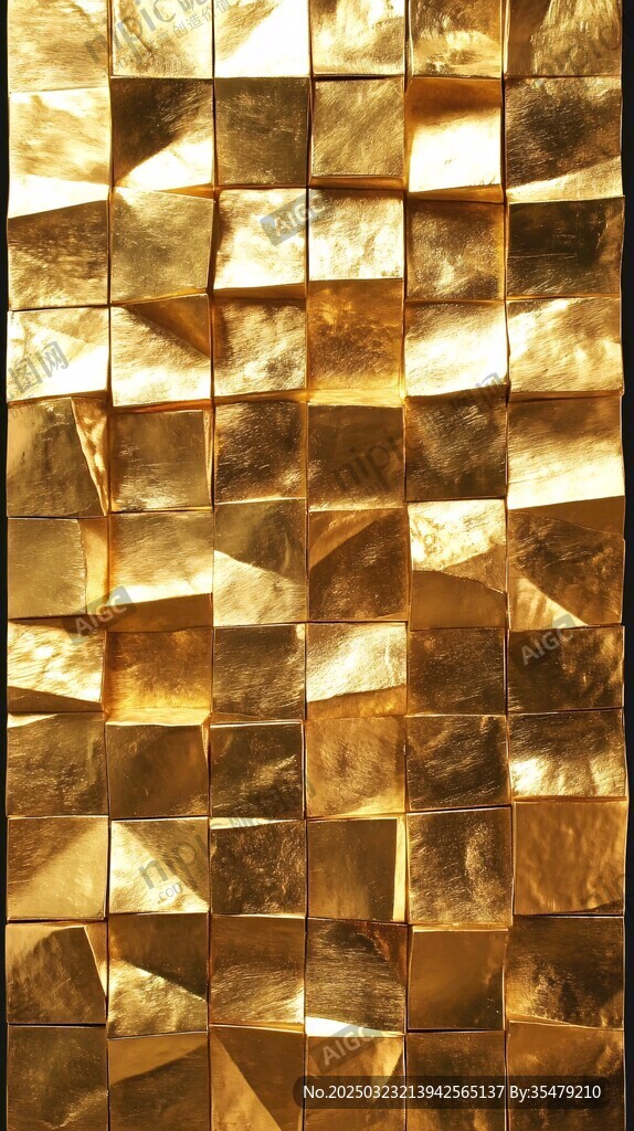 金色幾何圖案