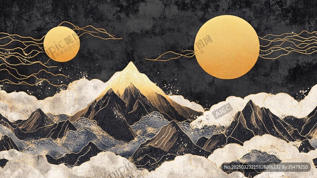 金月山海圖