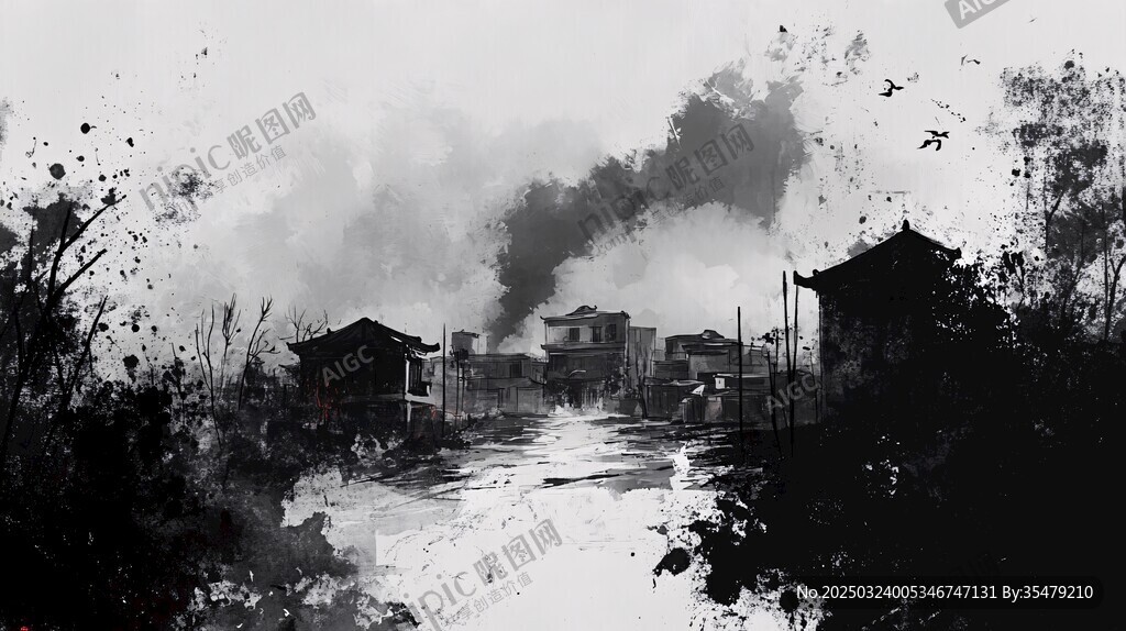 水墨鄉村