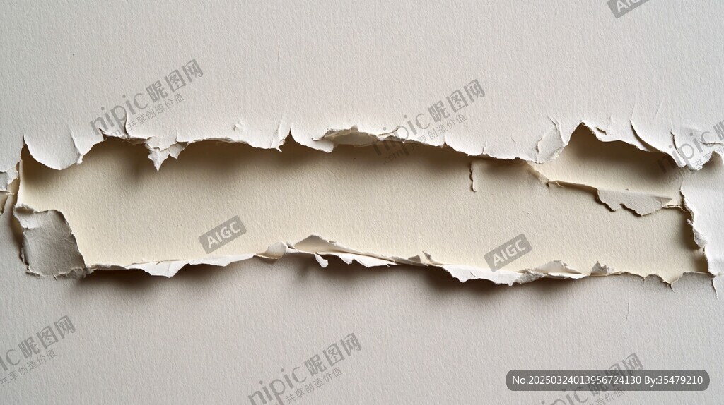 被撕裂的紙張之謎
