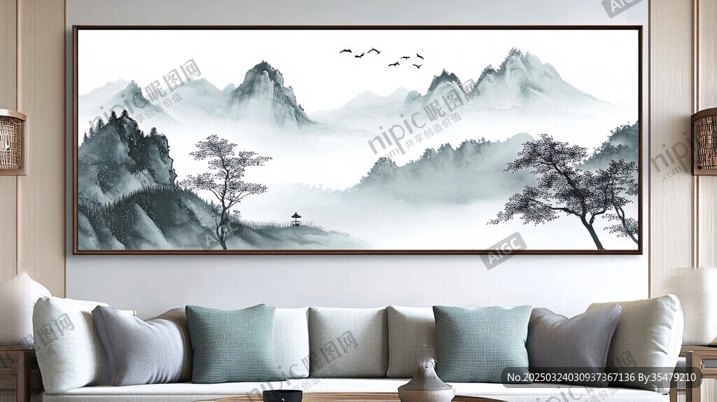 抽象山水畫