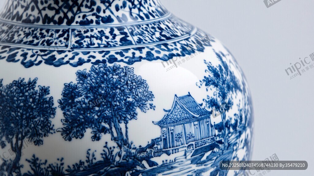 青花瓷瓶的傳統(tǒng)風(fēng)情