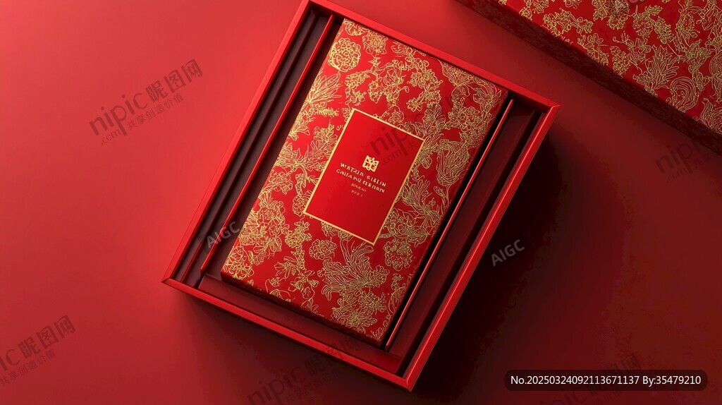 紅色包裝盒設計