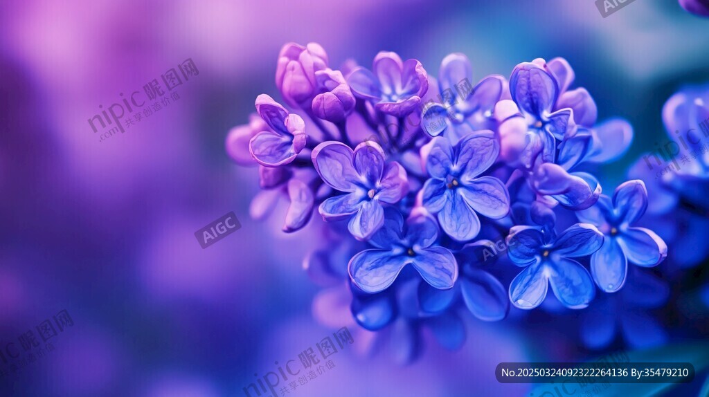 紫色花海