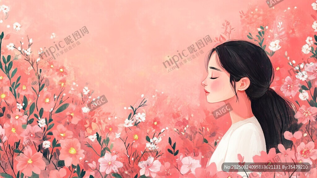 花海中的寧靜