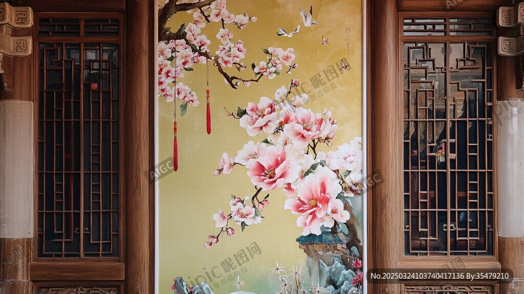 春花繪畫