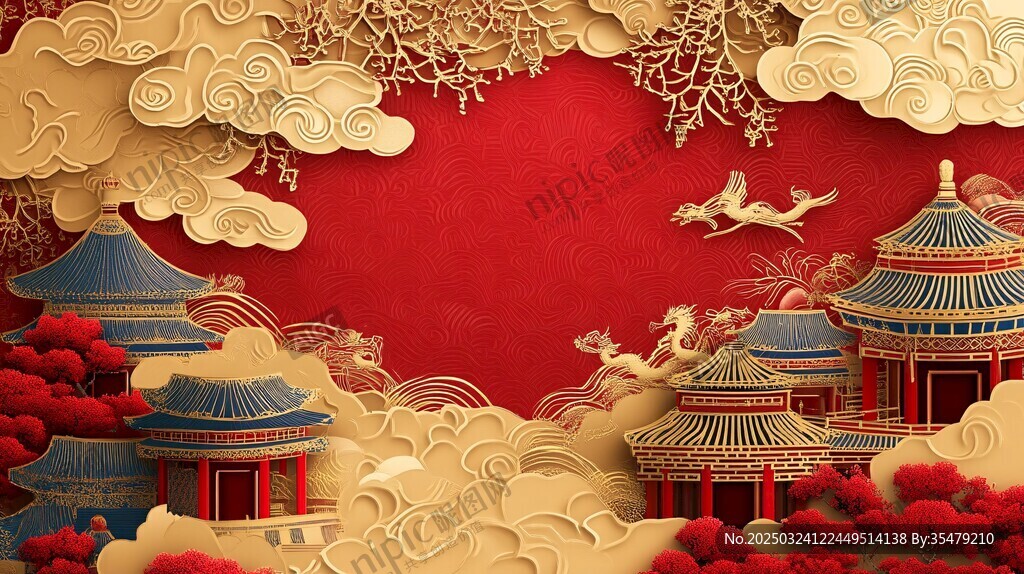 紅墻金瓦 云海仙境