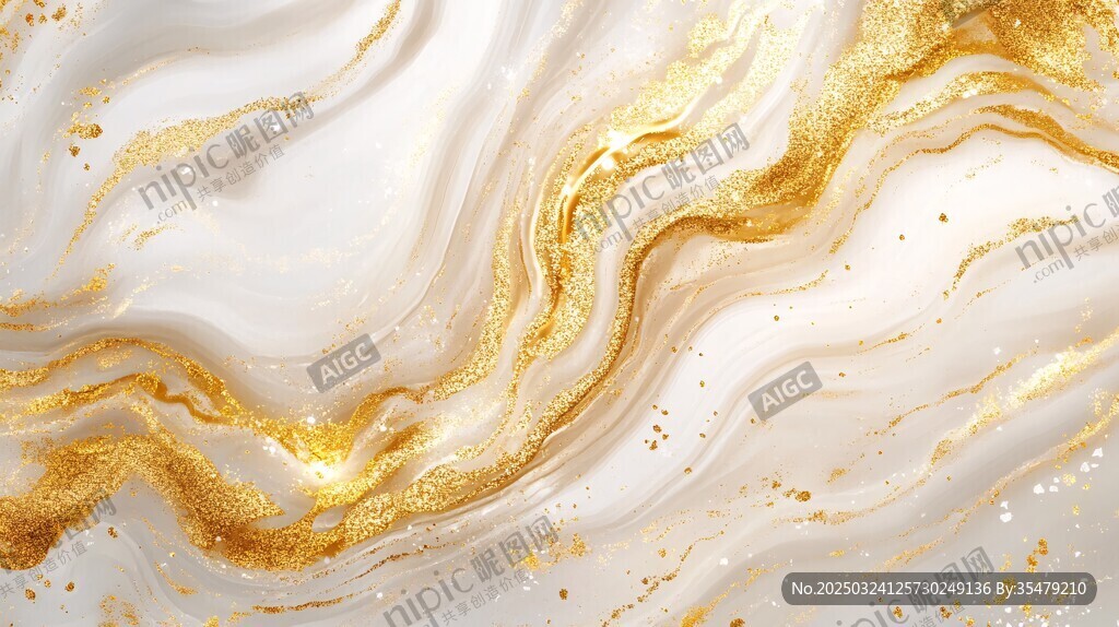 金白大理石紋理藝術背景