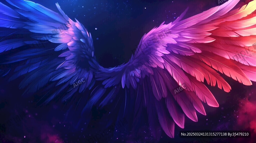 夢幻炫彩羽翼 綻空靈之美