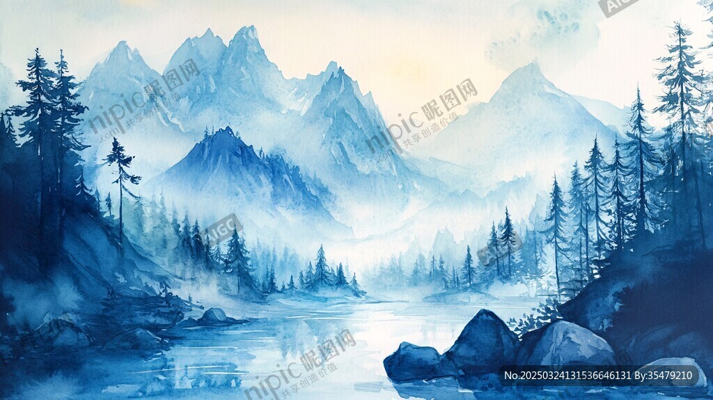 夢幻山水間的靜謐景致