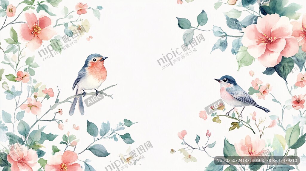 花鳥相依圖