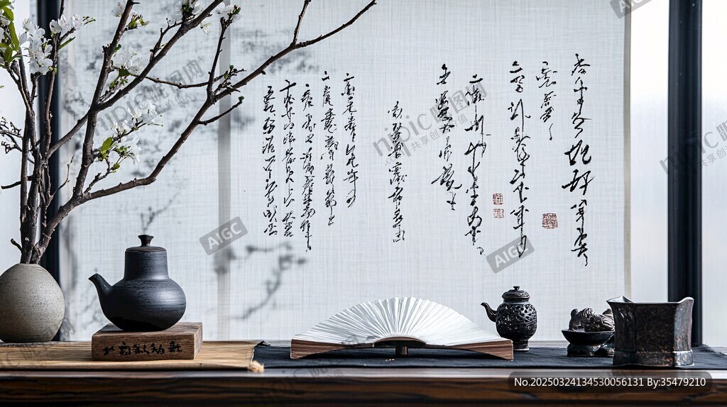 中式雅致茶室與古典陳設(shè)