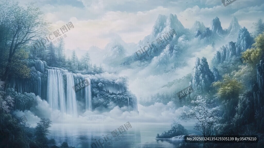 夢幻山水間的絕美瀑布景觀