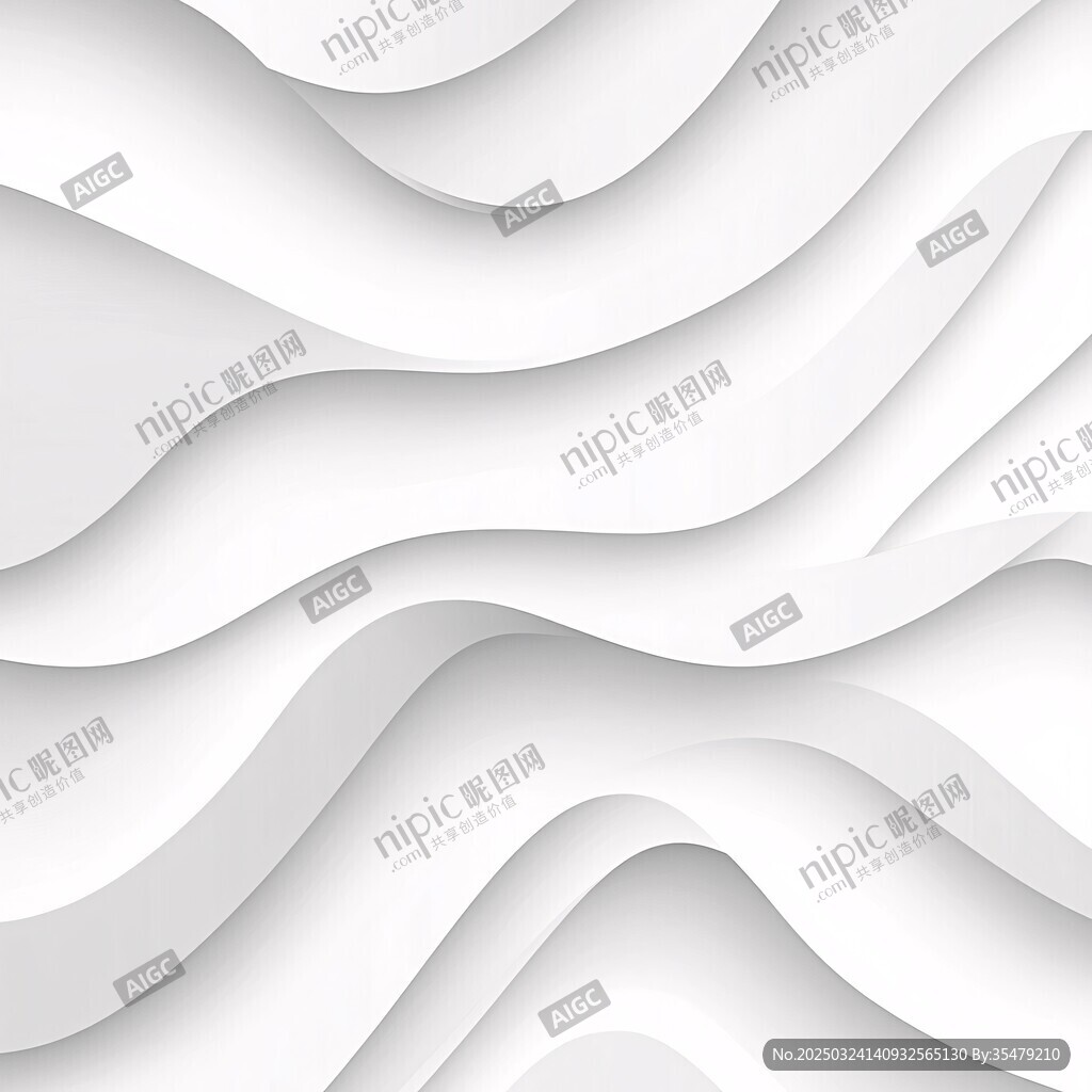 白色波浪紋理抽象背景圖