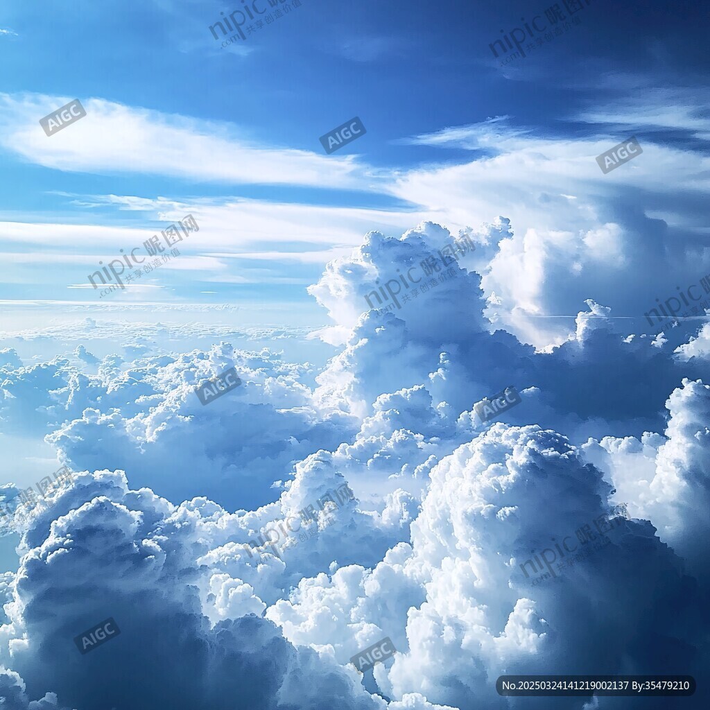 云海之上的梦幻蓝天 云海之上的梦幻蓝天