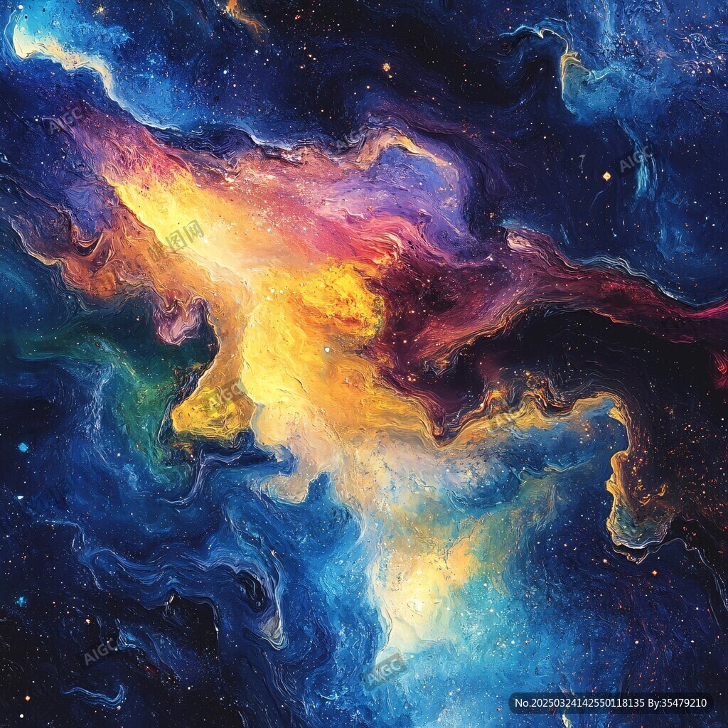 夢(mèng)幻絢麗的宇宙星云圖景