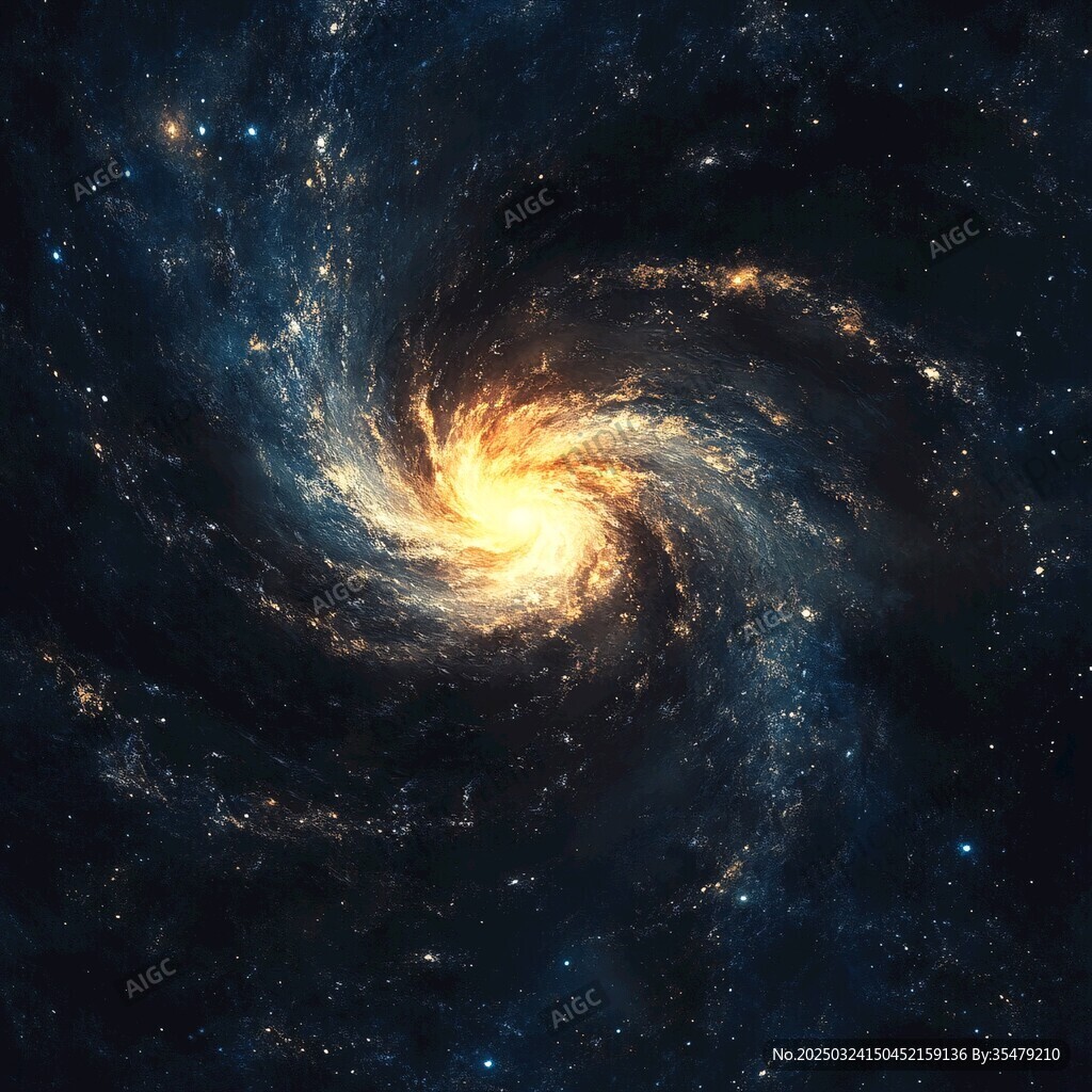 夢幻螺旋星系宇宙奇觀