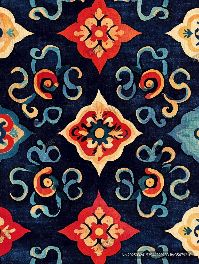 傳統(tǒng)民族風(fēng)幾何圖案紋樣