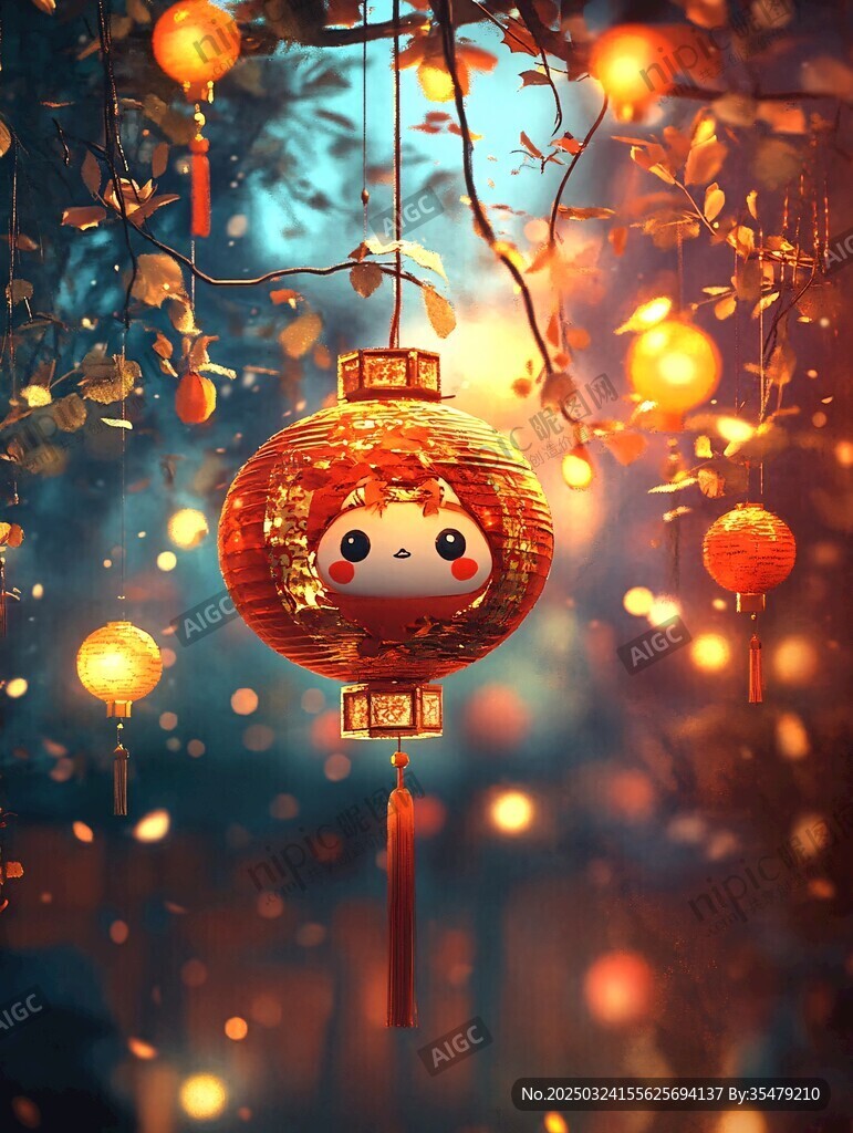 萌趣燈籠點(diǎn)亮夢(mèng)幻夜景