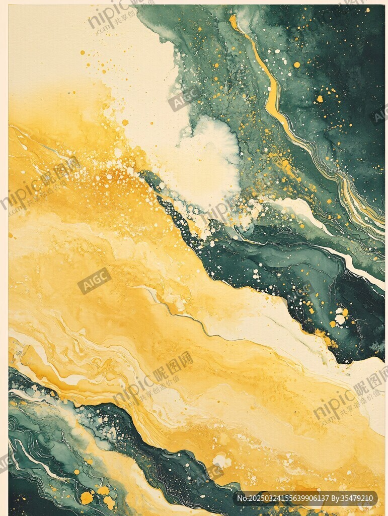抽象流體藝術裝飾畫