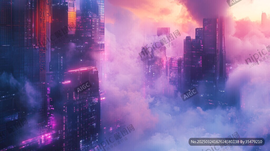夢幻云端上的未來都市