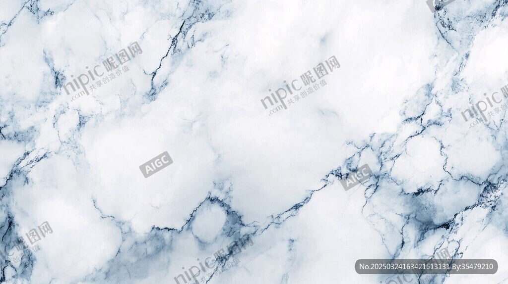 藍白大理石紋理背景圖