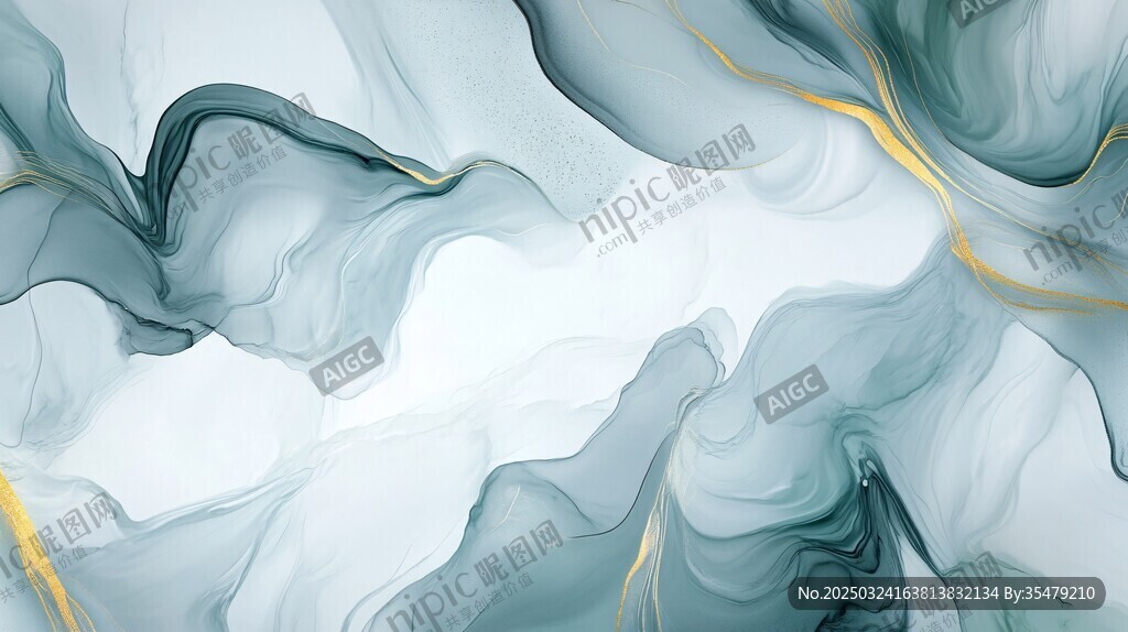 水墨流韻抽象藝術(shù)背景圖