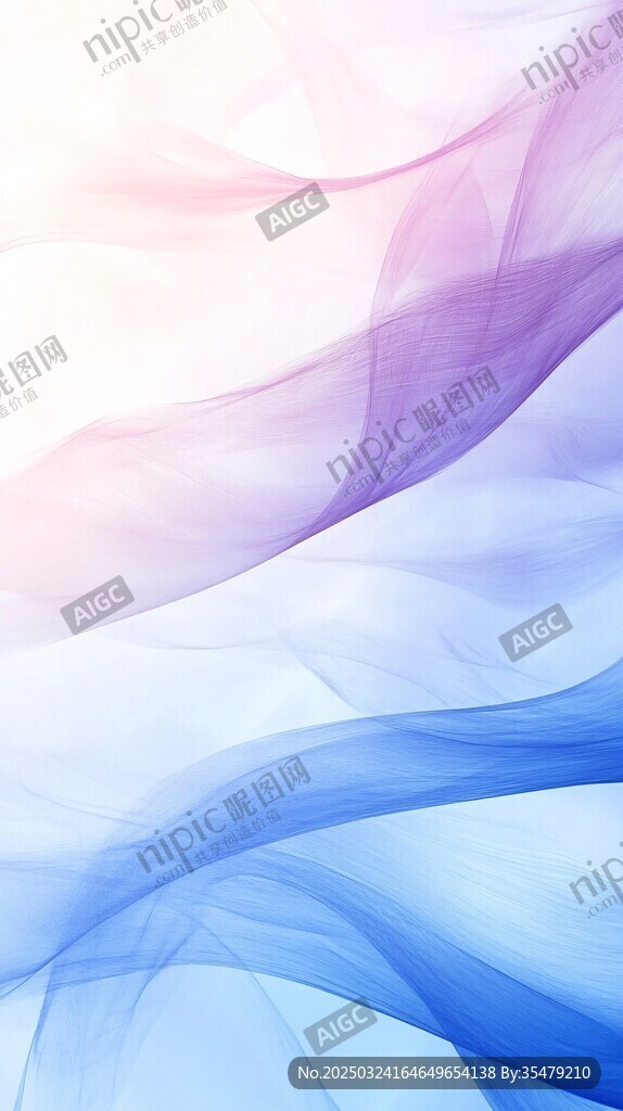 夢幻漸變飄帶背景紋理