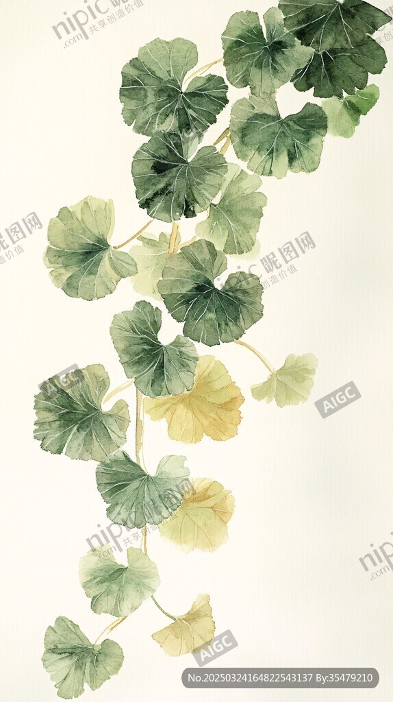 垂落銀杏葉 清新自然風(fēng)