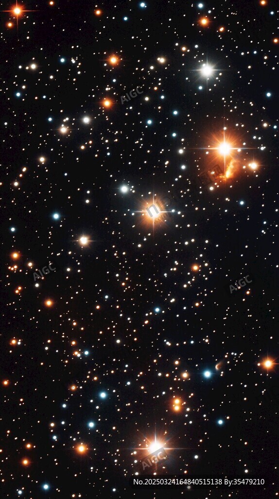璀璨星空宇宙繁星圖景