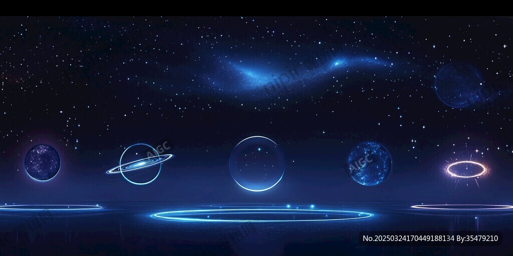 夢(mèng)幻宇宙星球科技場(chǎng)景